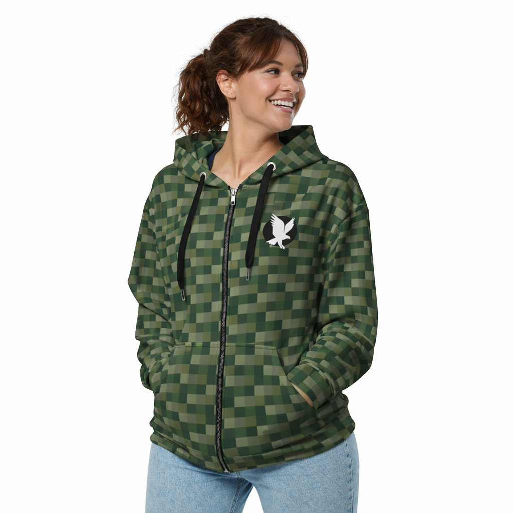 Justice Pattern Unisex Zip Hoodie